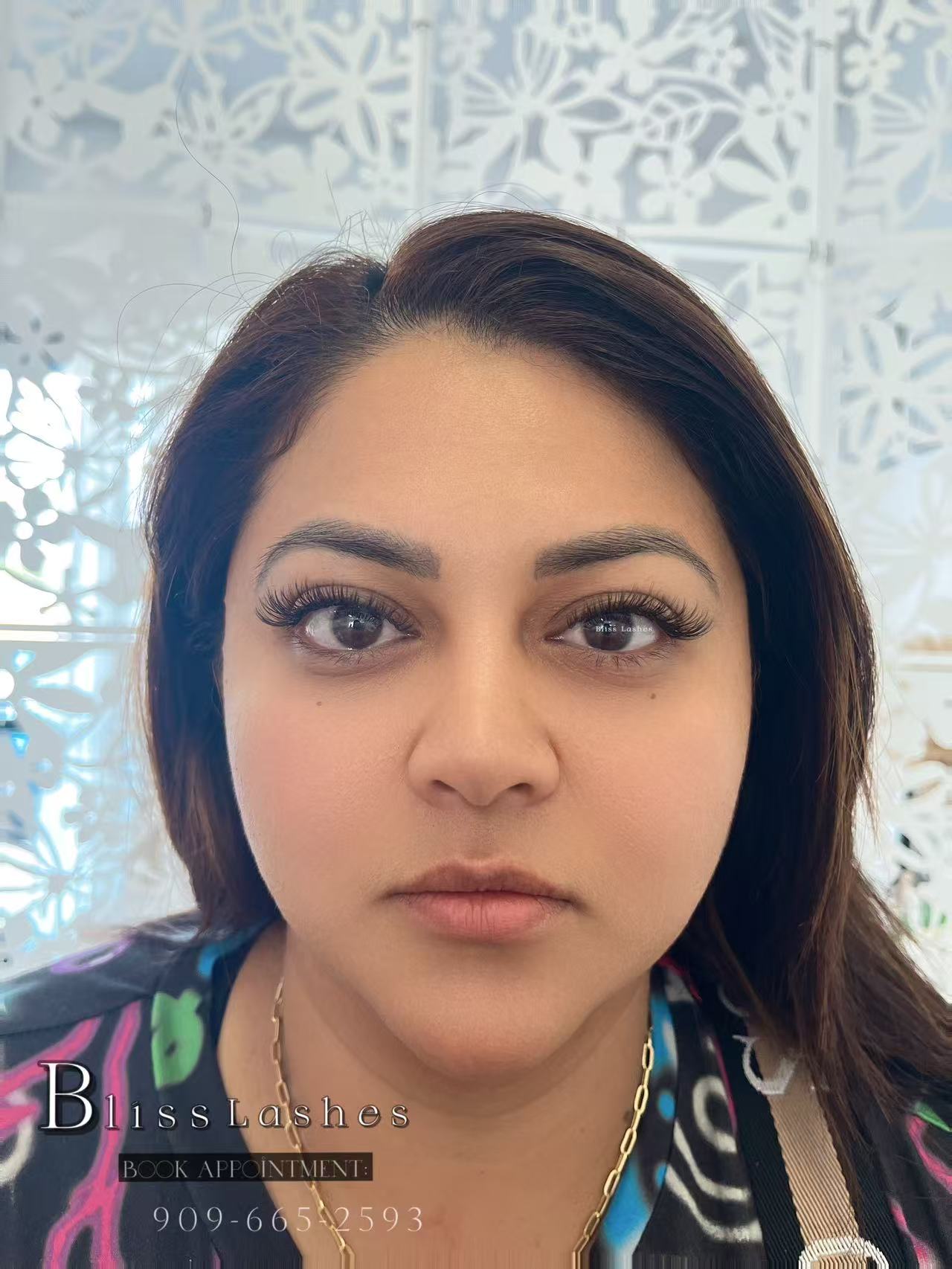 2D lash result at BLISS LASHES