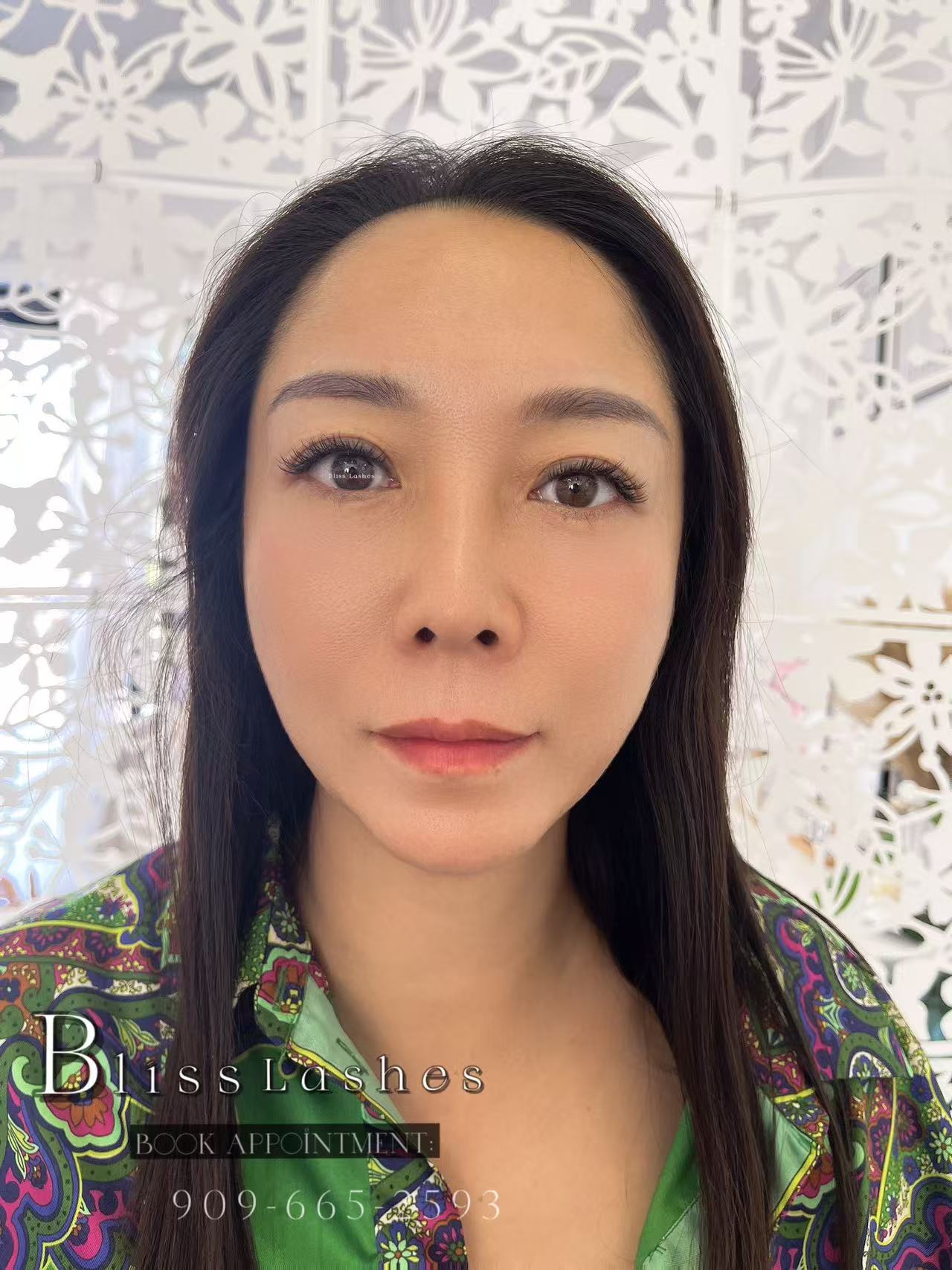 2D lash result at BLISS LASHES