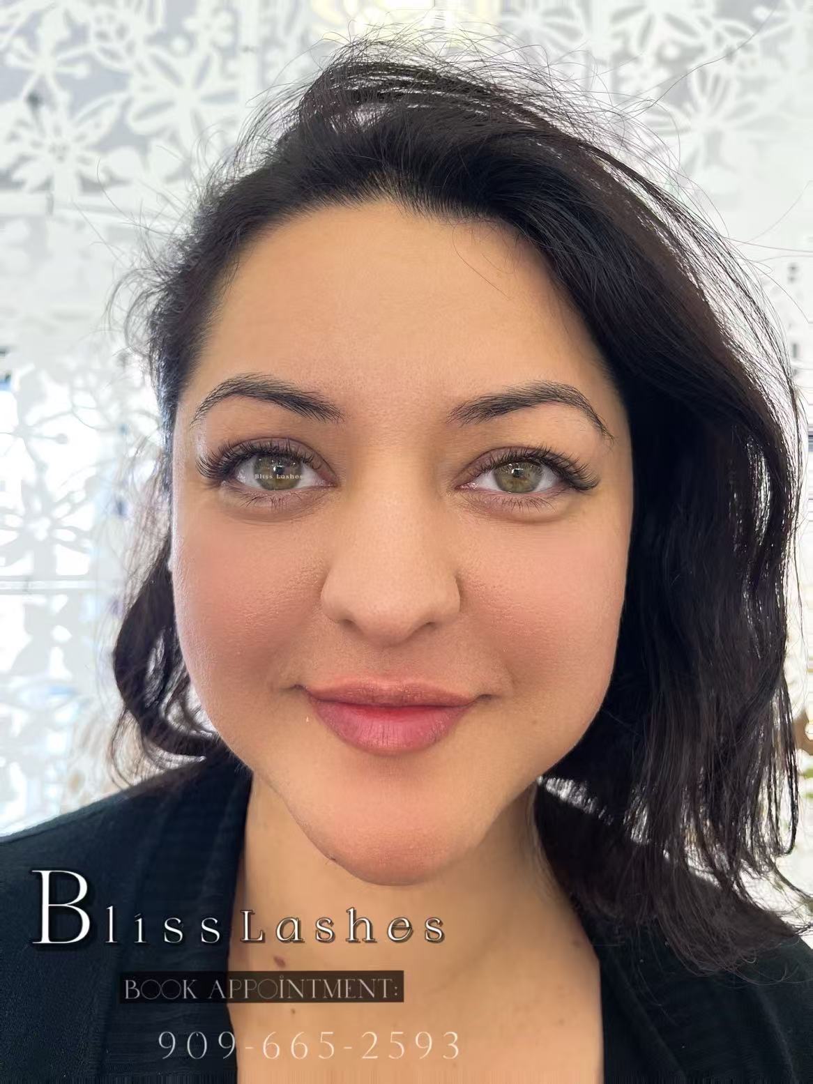 2D lash result at BLISS LASHES