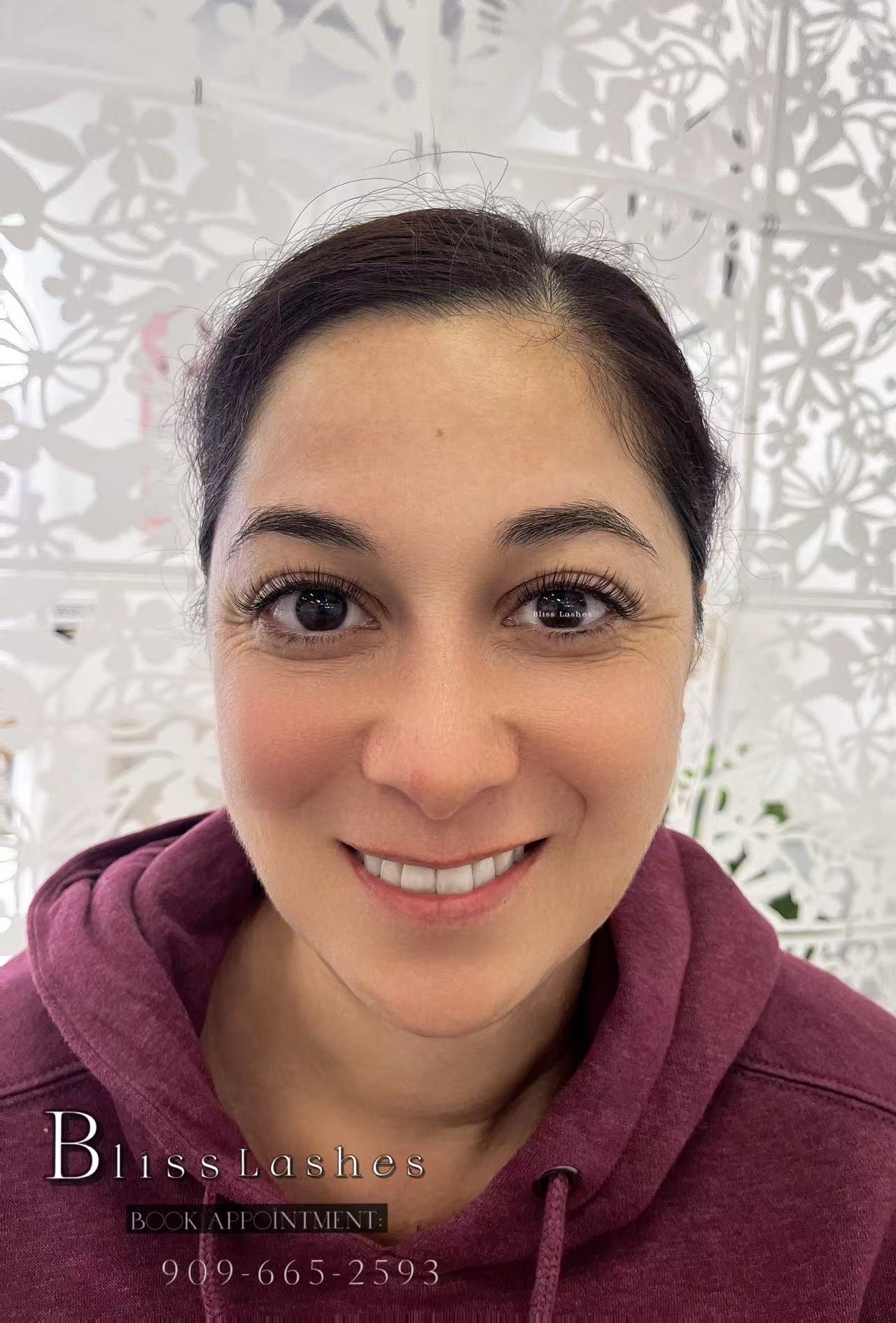 Classic lash result at BLISS LASHES