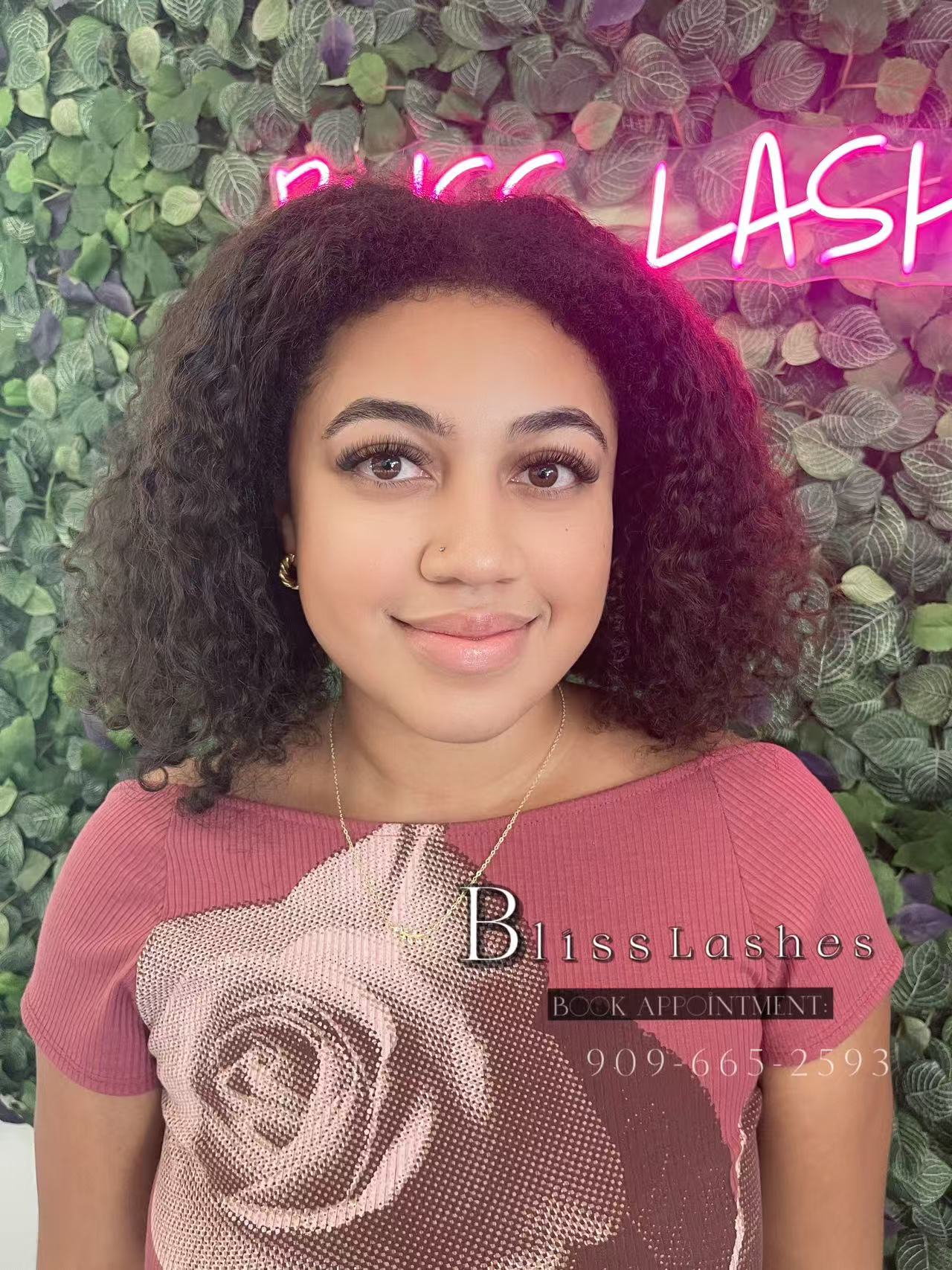 Hybrid lash result at BLISS LASHES
