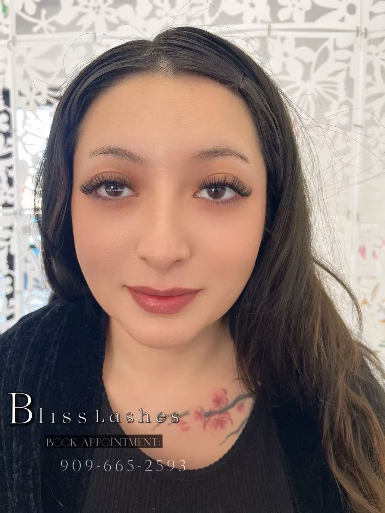 Hybrid lash result at BLISS LASHES