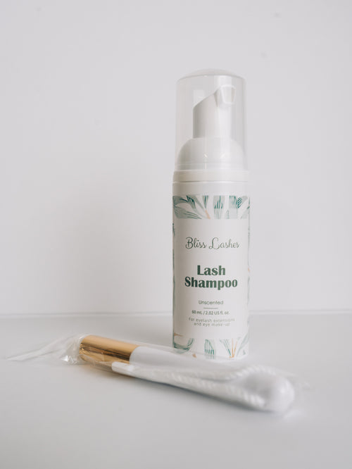 Bliss Lashes Lash Shampoo with cleansing brush