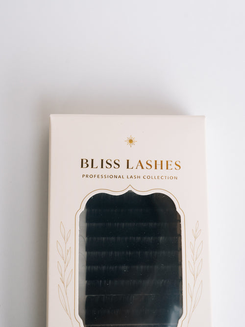 Bliss Lashes Premium Volume Lash Extensions single length packaging