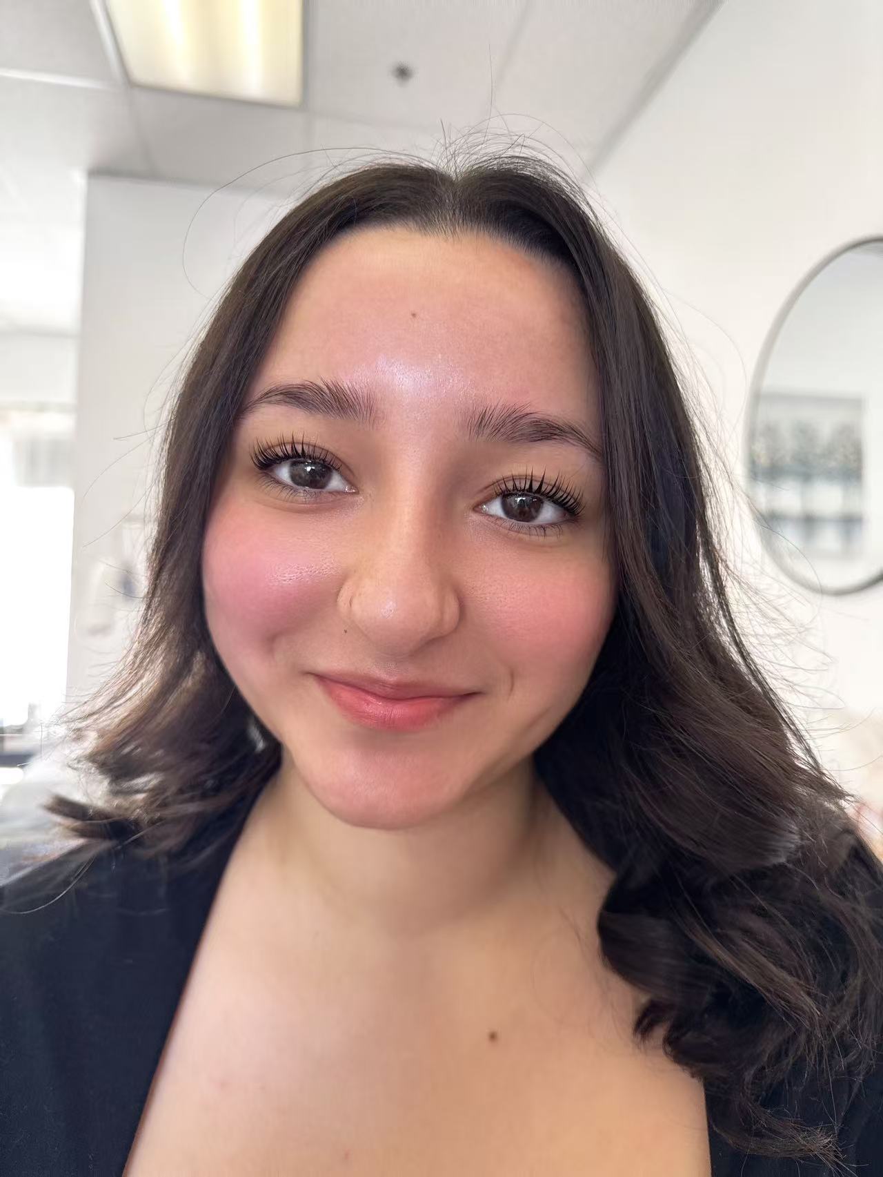 Lift & Tint lash result at BLISS LASHES