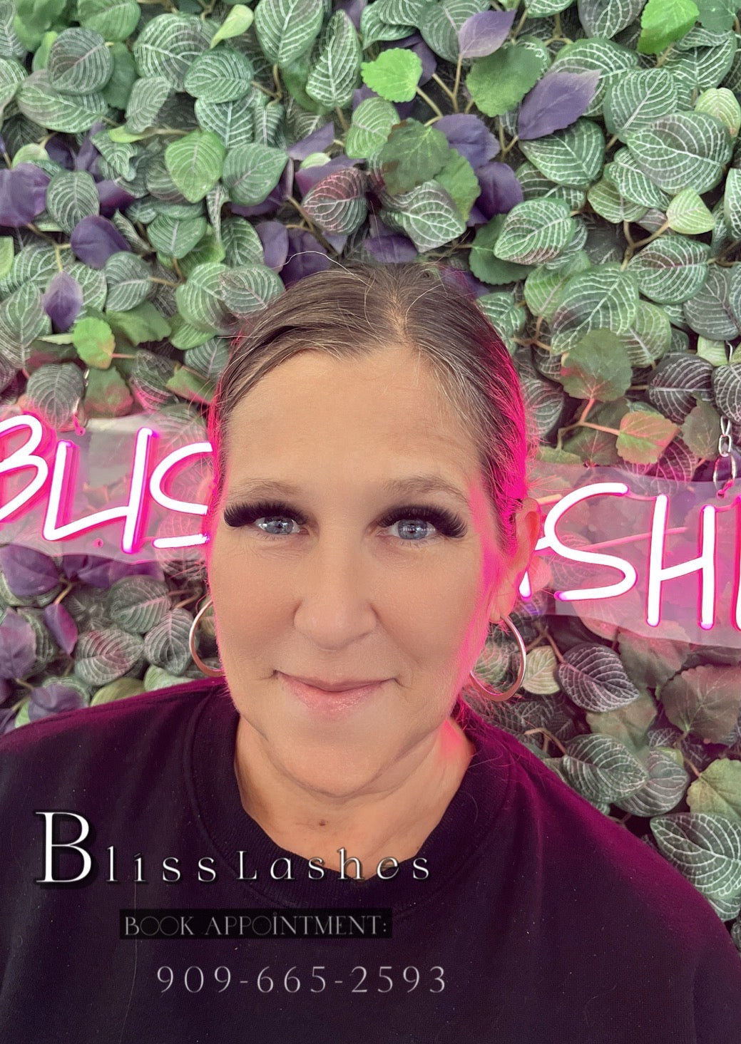 Mega Volume lash result at BLISS LASHES